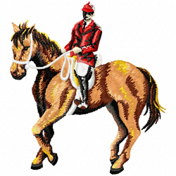 Horses Embroidery Design 1